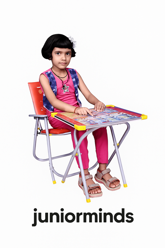 Kids Study Table with Chair || Kids Table and Chair Set || Table Chair Set for Kids 3-5 Years || Kids Study Table Foldable || Chair for Kids 3-5 Years (Design May Vary)